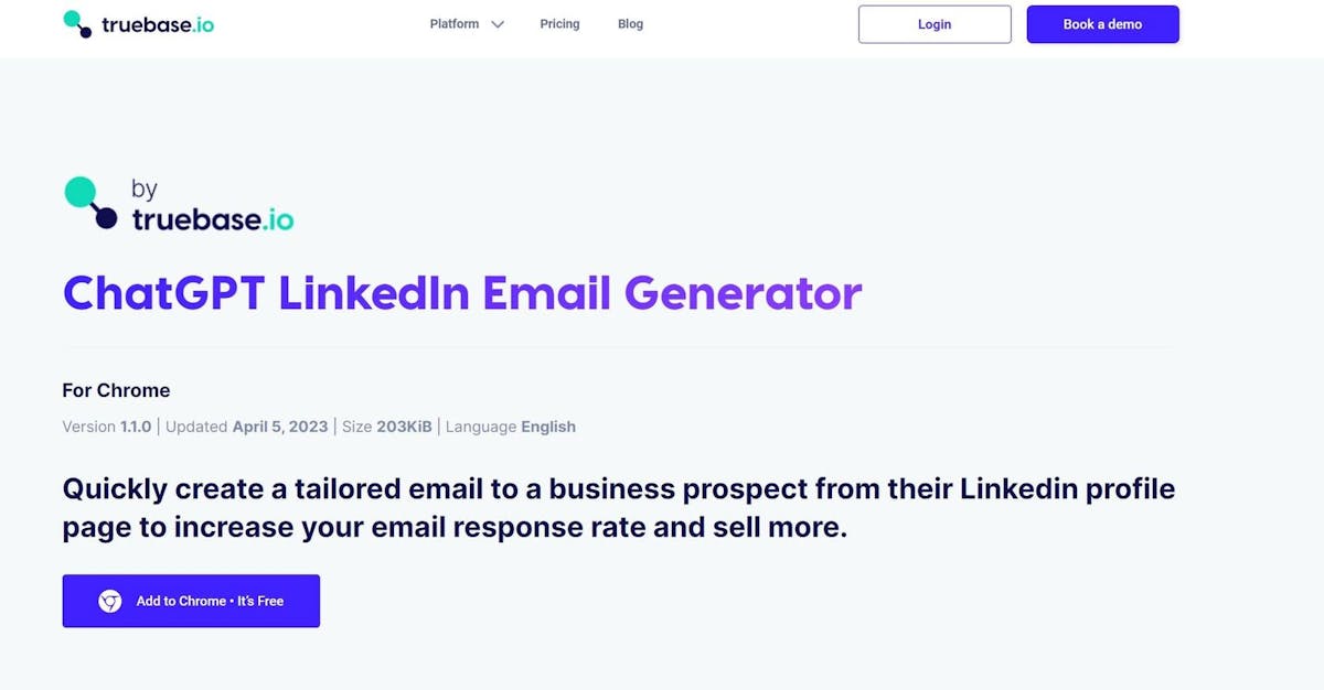 ChatGPT LinkedIn Email Generator