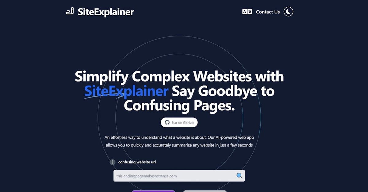 SiteExplainer