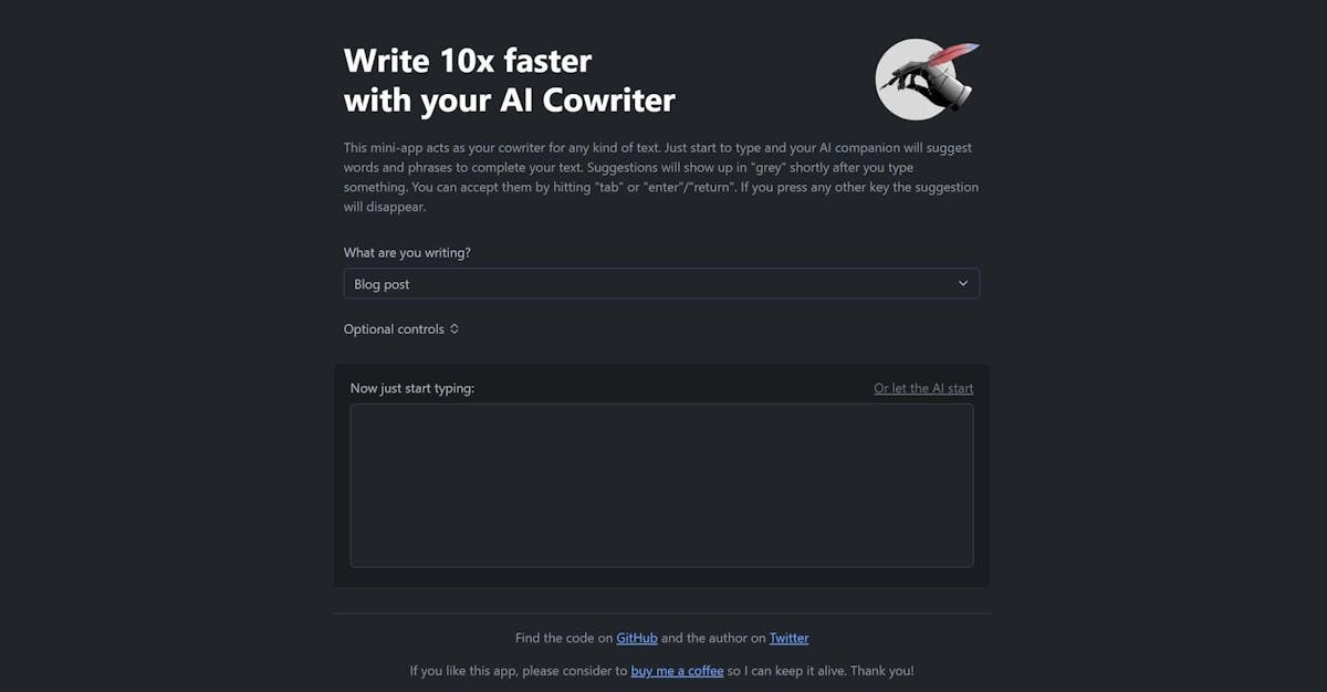 AI Cowriter