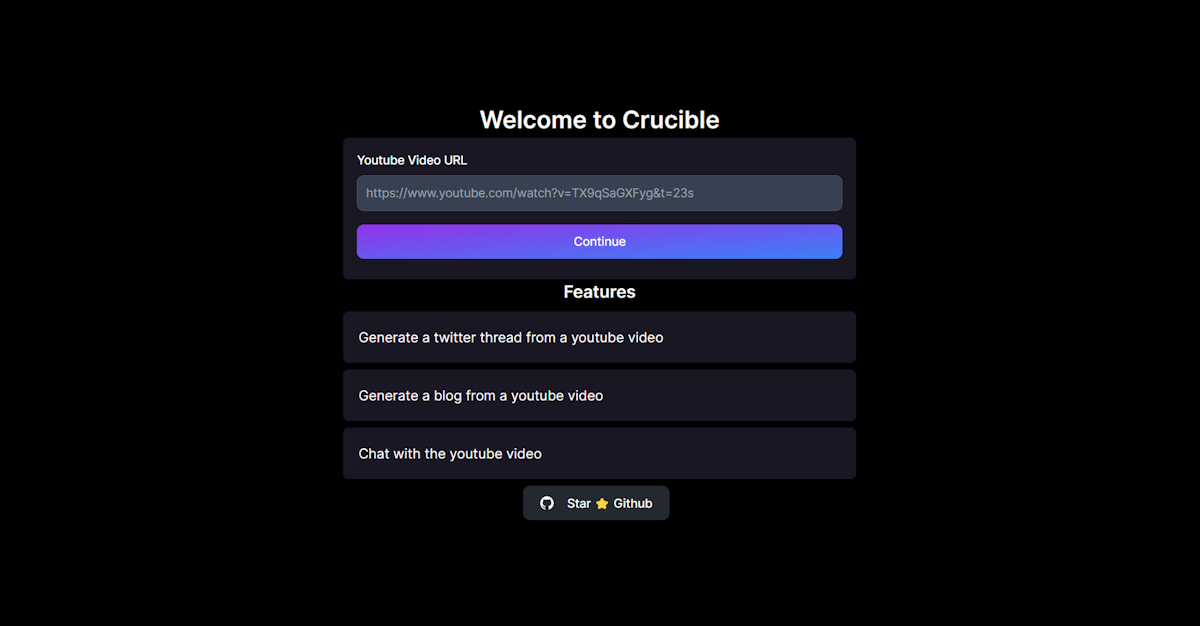 Crucible