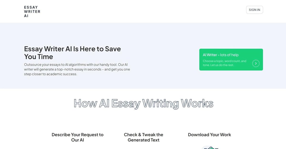 AI Essay Writer