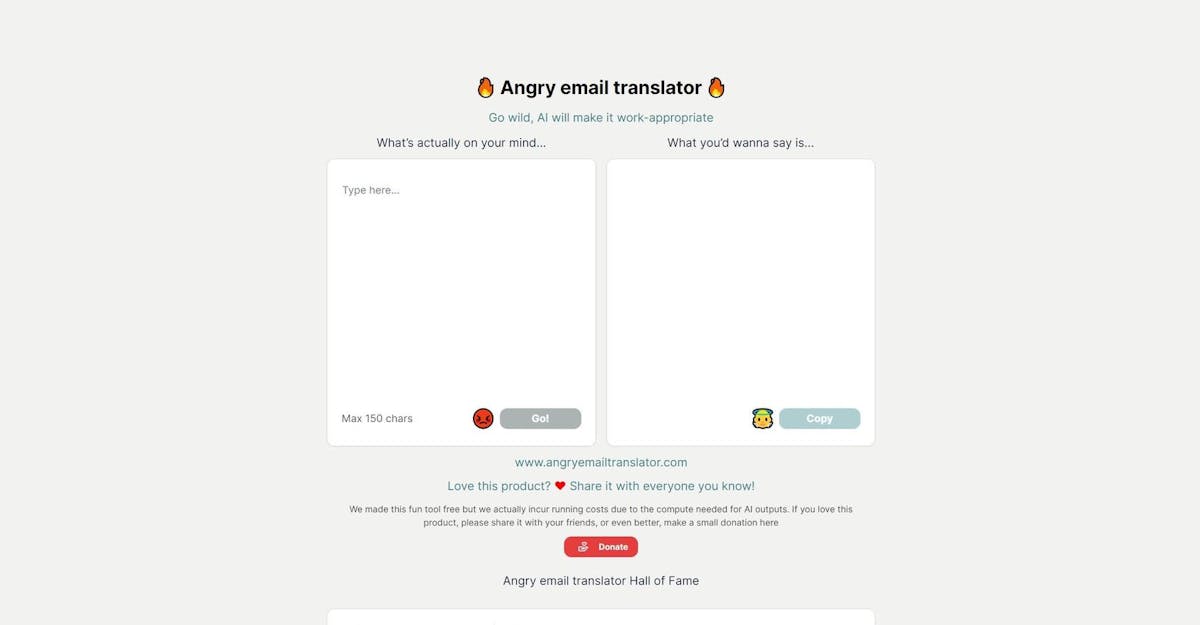 Angry Email Translator