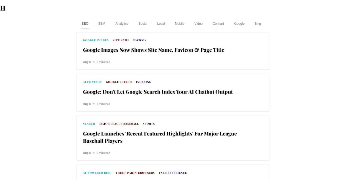 SEO News Hub