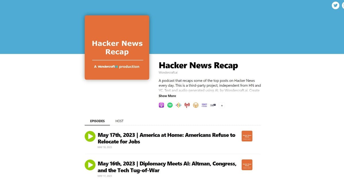 Hacker News Recap