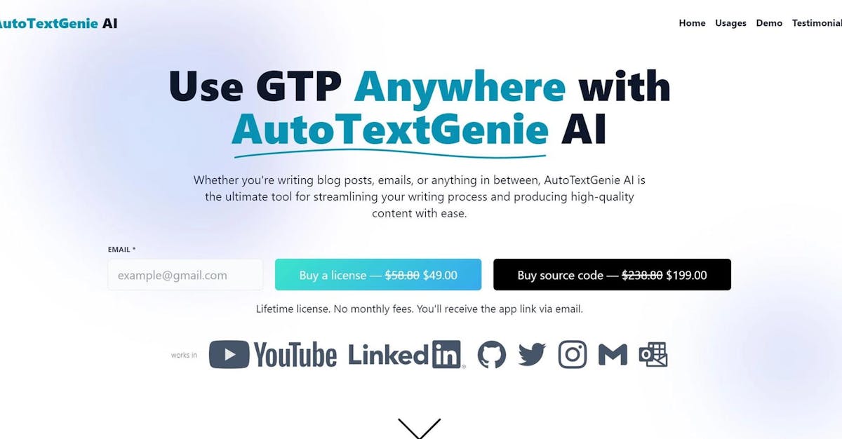 AutoTextGenie AI